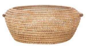 There are many different weaving techniques that can be used in rattan baskets. Bayou Breeze Open Weave Storage Rattan Basket Wayfair