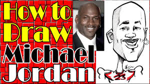 The supplies i used to make this drawing. How To Draw A Quick Caricature Michael Jordan Youtube