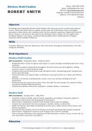 He's been working in his field for over 15 years. Kitchen Staff Resume Samples Qwikresume