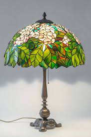 Art Nouveau Stained Glass Lampshade Gift For Housewarming Etsy Tiffany Lamps Art Table Lamps Tiffany Style Lamp
