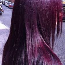 This particular style of black and purple hair has a tinge of pink to it. Wear It Purple Proud 50 Fabulous Purple Hair Suggestions Hair Motive Hair Motive