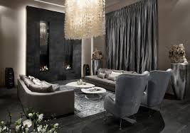 When decorating with black, you don't have to limit yourself to furniture. Black And Grey Living Room Ideas Modern Home Interiors In Dark Tones Deavita