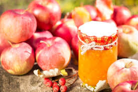 Bratapfelmarmelade Mit Marzipan Rezept Rezept Apfel Marmelade Gebratene Apfel Apfelmarmelade
