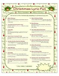 Christmas Song Game Christmas Music Game Christmas Carol Etsy Christmas Song Lyrics Game Christmas Lyrics Christmas Song Games