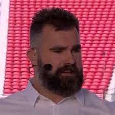 Jason Kelce leaves ESPN viewers in laughter with remark about his moobs in  new shirt just seconds into MNF debut