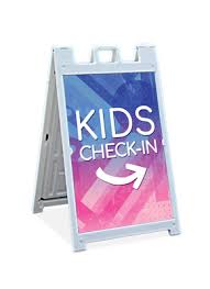 If you don't know what it is basically it shows you how many sites use specific keyword in their title. Sandwich Sign Blue Purple Gradient Kids Check In Church Banners Com