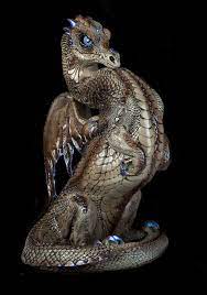 Windstone Editions Mystic Umber Emperor Dragon Fantasy Animal Statue Animal Statues Statue Dragon Figurines