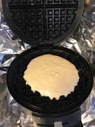 The recipe doesn't specify milk so i used a mix of 2% and whole. Best Homemade Fluffy Waffle Recipe Double Batch