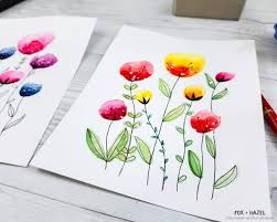 However, not all of them are easy to recreate, especially if you are just starting out. Easy Watercolor Flowers Step By Step Tutorial Dawn Nicole