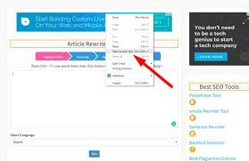 The work of spinbot seems to be clear from its name. Best Article Rewriter Instant Paraphrasing Tool Seotoolscentre