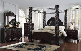 You have the option of ordering a second nightstand, a matching chest, and a bench with storage compartment to complete a collection.the. Grand Corinthian 4 Piece Four Poster Canopy Bedroom Set