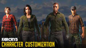 Far Cry 5 - All Character Customizations (Male & Female) All  Faces/Hair/Clothes - YouTube