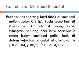 Contoh soal peluang distribusi binomial dan pembahasannya. Contoh Soal Distribusi Binomial