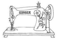 Then i decided that i loved it and went back to pick it up. Sewing Machine Drawing With Labels