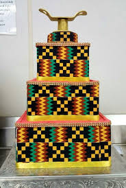 Kente Fabric Cake African Wedding Cakes African Cake Traditional Wedding Cakes