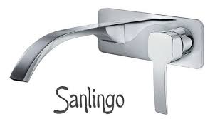 Waschbecken Unterputz Armatur Wandmontage Sanlingo Chrom Serie Tessi Waschbecken Waschbecken Armaturen Wasserhahn
