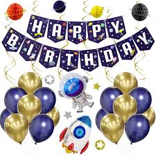 99 ($29.99/count) get it as soon as mon, aug 2. Buy Space Party Decorations Outer Space Birthday Party Supplies Kit Latex Decorative Balloons Astronaut Rocket Foil Balloon Banners Swirls Wall Decor Honeycomb Balls Space Theme Decoration For Kids Online In Vietnam B0972pm1qj