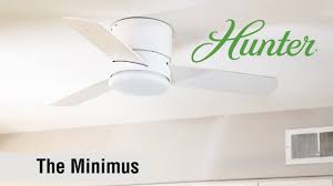 From white ceiling fans and black ceiling fans to brushed nickel and bronze, factor in color with design to achieve the perfect look for your space. How To Install A Hunter Low Profile Ceiling Fan 5xxxx Series Models Youtube