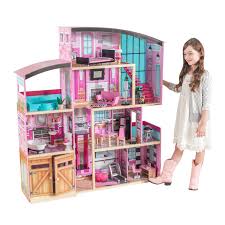 It's time to play house! Barbie Size Kidkraft Wooden Dollhouse Shimmer Mansion 30 Fashion Accessories 706943659496 Ebay