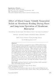 Treatment of wastewater from a whey processing plant using activated sludge and anaerobic processes. Pdf Effect Of Mixed Liquor Volatile Suspended Solids On Membrane Fouling During Short And Long Term Operation Of Membrane Bioreactor