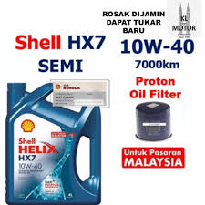 Maybe you would like to learn more about one of these? Proton Oil Filter Original Shell Helix Hx7 Semi Minyak Hitam Engine Oil 10w 40 10w40 10w 40 4l Pasaran Malaysia Shopee Malaysia