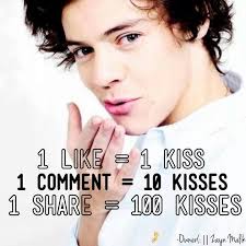 I imagine if we cut off Harry's hair and planted it we would have a bunch  of banana and taco trees and when they grow a rainbow can be found in the