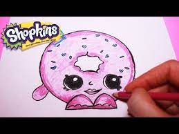 How to draw macca roon from shopkins. How To Draw Shopkins Season 1 D Lish Donut Ultra Rare Toy Caboodle Shopkins Drawings Lips Drawing Drawing For Kids