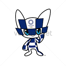 Le nom miraitowa est dérivé de deux mots japonais. Tokyo 2020 Olympics Mascot Vector Free Download Vestock Jeux Olympiques Tokyo Mascotte Jeux Olympiques