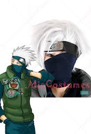 Collez les extrémités pour former un cercle; Cosplay Masque De Hatake Kakashi Dans Naruto