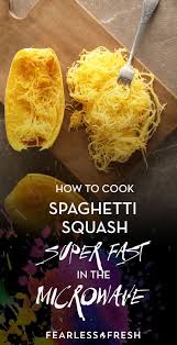 How To Cook Spaghetti Squash In The Microwave Spaghetti Squash Cooking Spaghetti Cooking