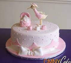 Pink Baby Shower Cakes Pink Stork Baby Shower Cake Cmny Cakes Torta Baby Shower Baby Shower Cakes Pastel Baby Shower