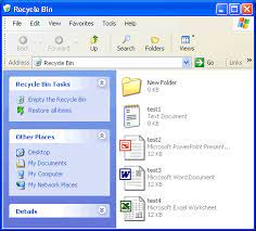 Windows Xp: Using The Recycle Bin