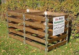 Alu Holz Komposter Mit 2 Kammern 180 X 90 X 100 Kompostbehaelter Holzkomposter Kompost Holz Haus Und Garten