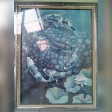 50 gambar sketsa lukisan pemandangan alam hitam putih. Jual Lukisan Ikan Koi Hitam Putih Di Lapak Shelly Cahyanaa Bukalapak