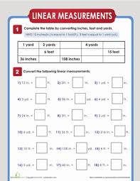Linear Measurement Worksheet Education Com