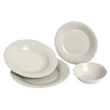 Kütahya 6 kişilik yemek takımı. Kutahya Porselen Pearl Yemek Takimi 24 Parca Migros