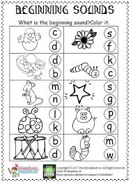 free beginning sounds letter a phonics worksheet for preschool otosection