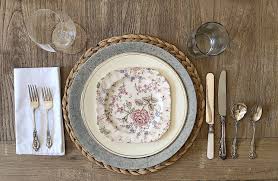 This is the everyday table setting and follows just a few rules that are built on for the fancier settings: How To Set A Table For Fall My 100 Year Old Home