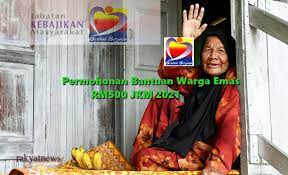 Warga emas di sarawak boleh memohon kemudahan kenyalang gold card (kgc) di mana ia merupakan satu kad yang memberi tawaran potongan harga. Permohonan Bantuan Warga Emas Rm500 Jkm 2021