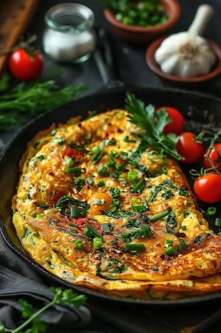 Bread omelette