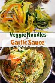 Cold sesame cucumber noodles, page 133 of the love and lemons cookbook; Veggies Noodles With Garlic Sauce Recipe Veggie Noodles Recipes Zucchini Noodle Recipes Veggies