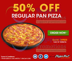 You can also join pizza hut rewards and earn points towards free breadsticks and pizza. Pizza Hut Delivery 50 Off Regular Pan Pizza Coupon Code 11 Apr 2014