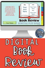 Say Goodbye To Boring Book Reports This Digital Template Provides The Framework For Students To Complete A Bo Book Review Template Digital Flip Book Book Talk