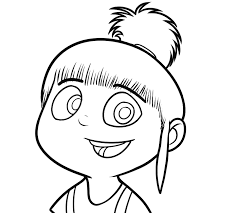 Despicable me pages free minion margo edith and. Agnes Despicable Me Coloring Pages Coloring4free Coloring4free Com