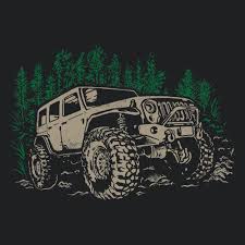 Offroad Sketch Adventure Car Jeep Art Adventure Car Car Cartoon