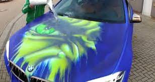 Culture Incredible Hulk Auto Paint Car Painting Incredible Hulk Color Changing Paint