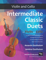 You'll find your intermediate violin music at sheet music plus. Amazon Com Intermediate Classic Duets For Violin And Cello 22 Classical And Traditional Pieces Arranged Especially For Equal Players Of Intermediate Standard Most Are In Easy Keys 9781530996155 Oosthuizen Amanda Oosthuizen Jemima Books