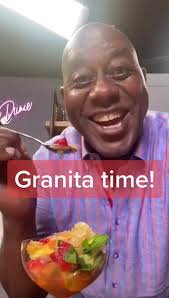 Refreshing Pimm's Granita with Fresh Fruit Salad Recipe