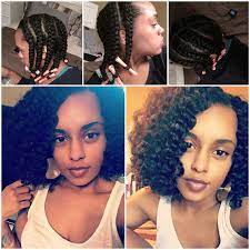 Braid Out On Transitioning Hair Protective Style For Relaxed To Natural Hair Transitioning Hairstyles Braid Out Natural Hair Natural Hair Transitioning