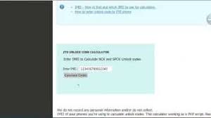 Kindly give us calculator for zte 16 digit codes. Zte Unlock Code Calculator How To Youtube
